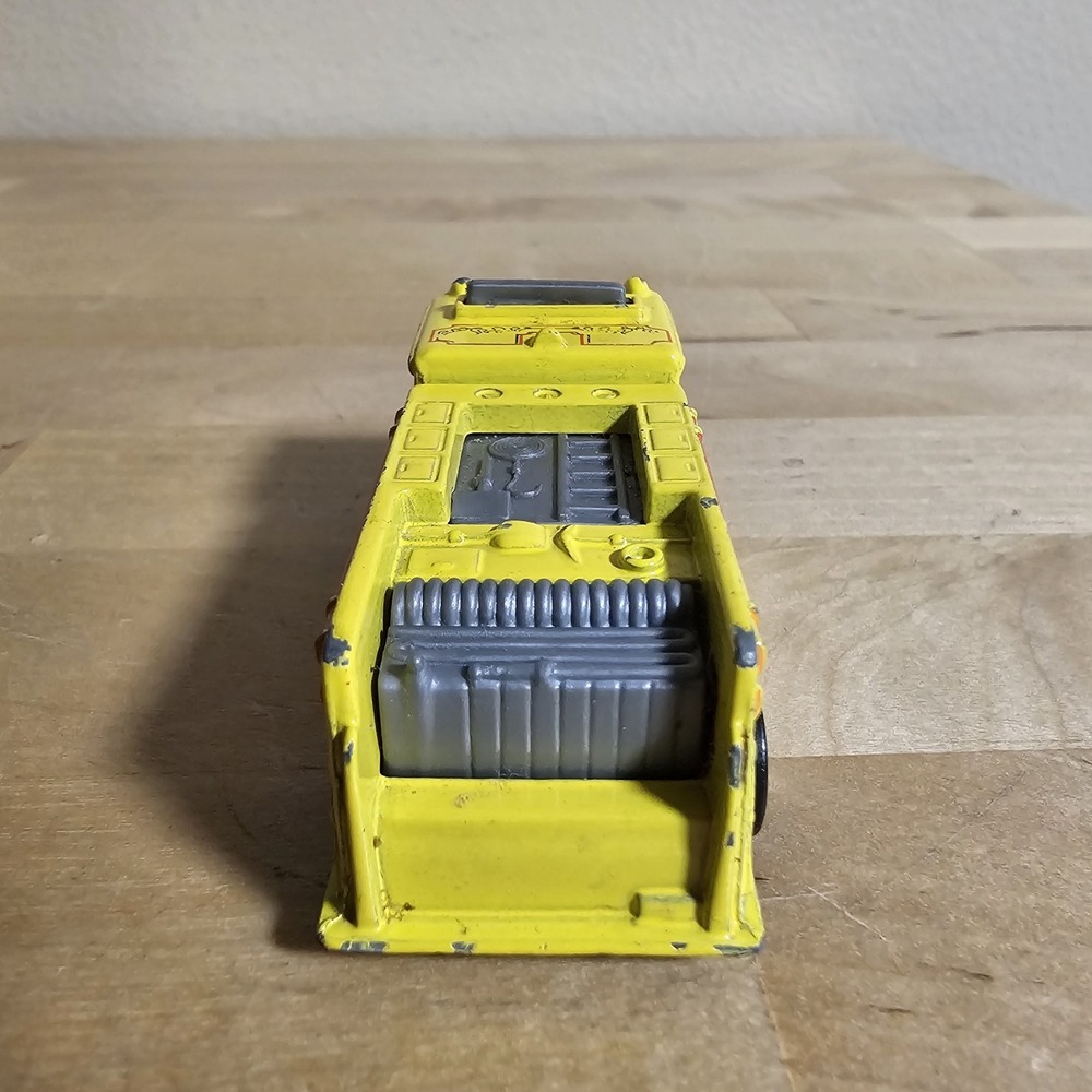 Vintage Hot Wheels 1976 Mattel‎ Fire Eater Fire Truck Yellow Rare Original Old - Picture 3 of 8